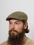 Кепка STETSON арт. 6123101 IVY CAP LINEN (оливковый)
